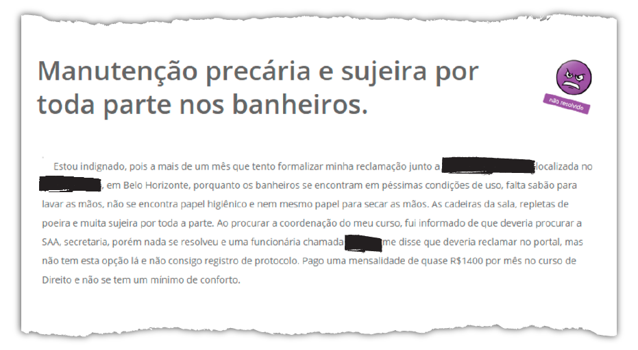 Aluno reclama re sujeira em faculdade de Belo Horizonte - Especial Sinal de Alerta